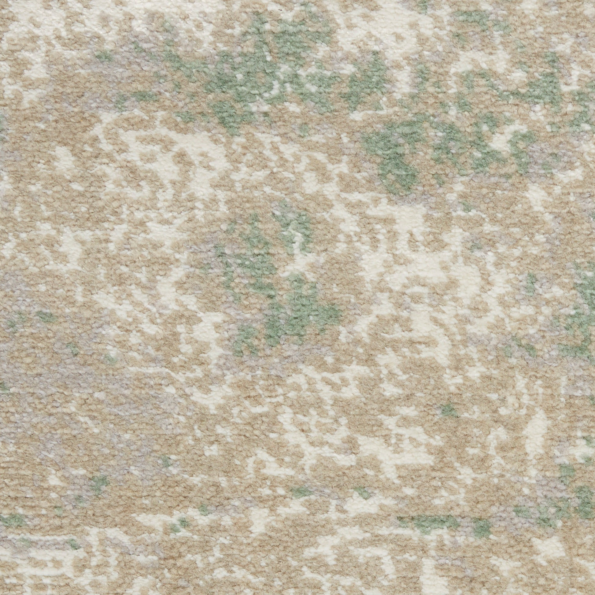 Nourison Home Twilight  Ivory Green  Contemporary