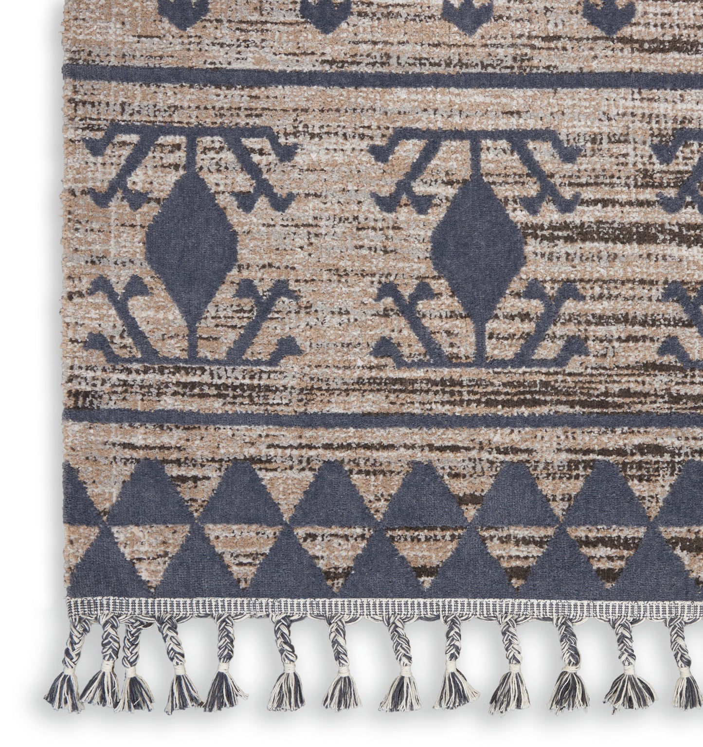 Nourison Home Asilah  Mocha Charcoal  Contemporary