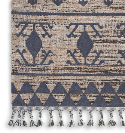 Nourison Home Asilah  Mocha Charcoal  Contemporary
