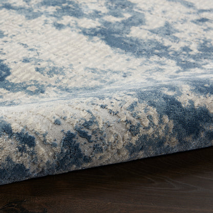 Nourison Home Rustic Textures  Grey Blue  Contemporary