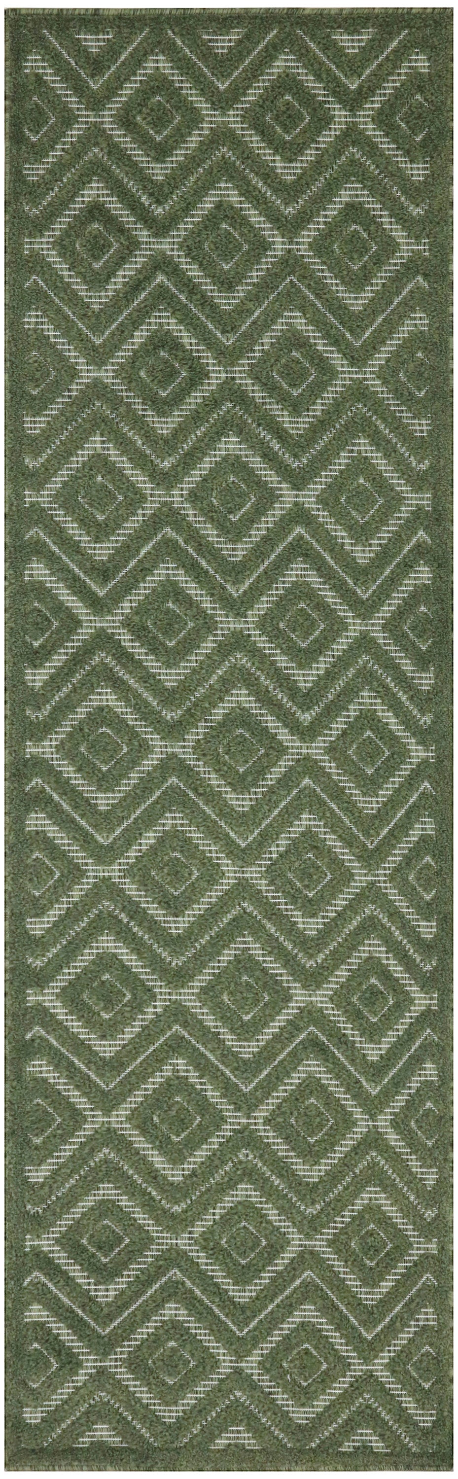 Nourison Home Versatile NRV01 Green Contemporary Flat Weave Rug