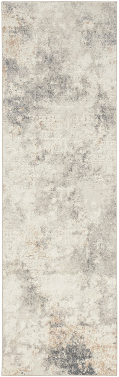 Calvin Klein CK005 Enchanting ECH07 Ivory Grey Contemporary Power-loomed Rug