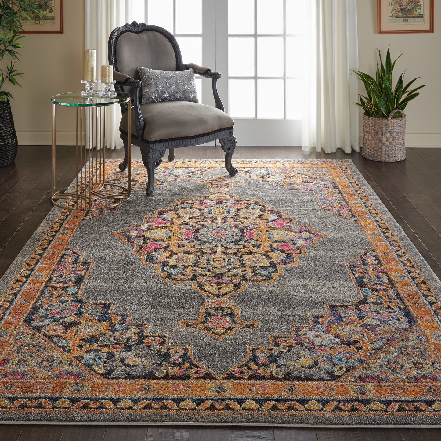 Nourison Home Passionate  Grey  Traditional