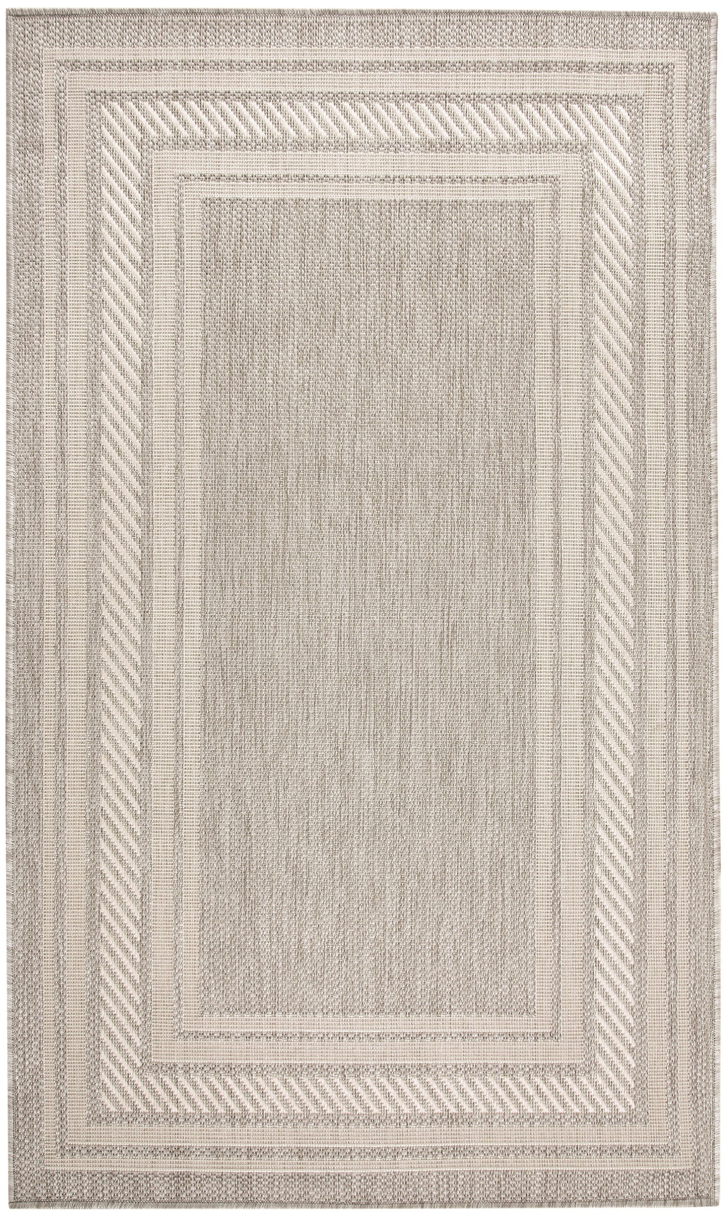 Nourison Home Horizon Indoor/Outdoor HOZ03 Grey Contemporary Power-loomed Rug