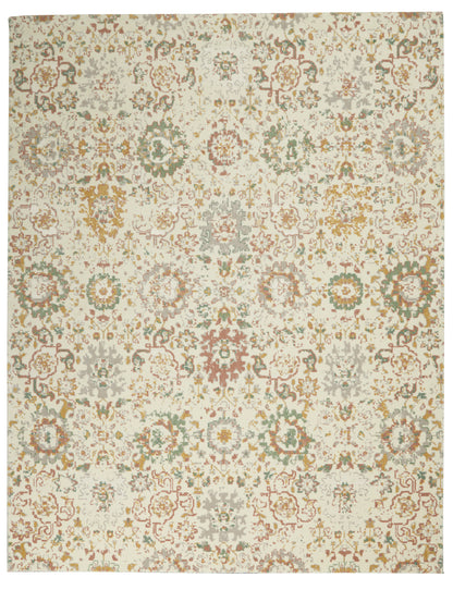 Nourison Home Twilight TWI13 Ivory Multi Transitional Power-loomed Rug