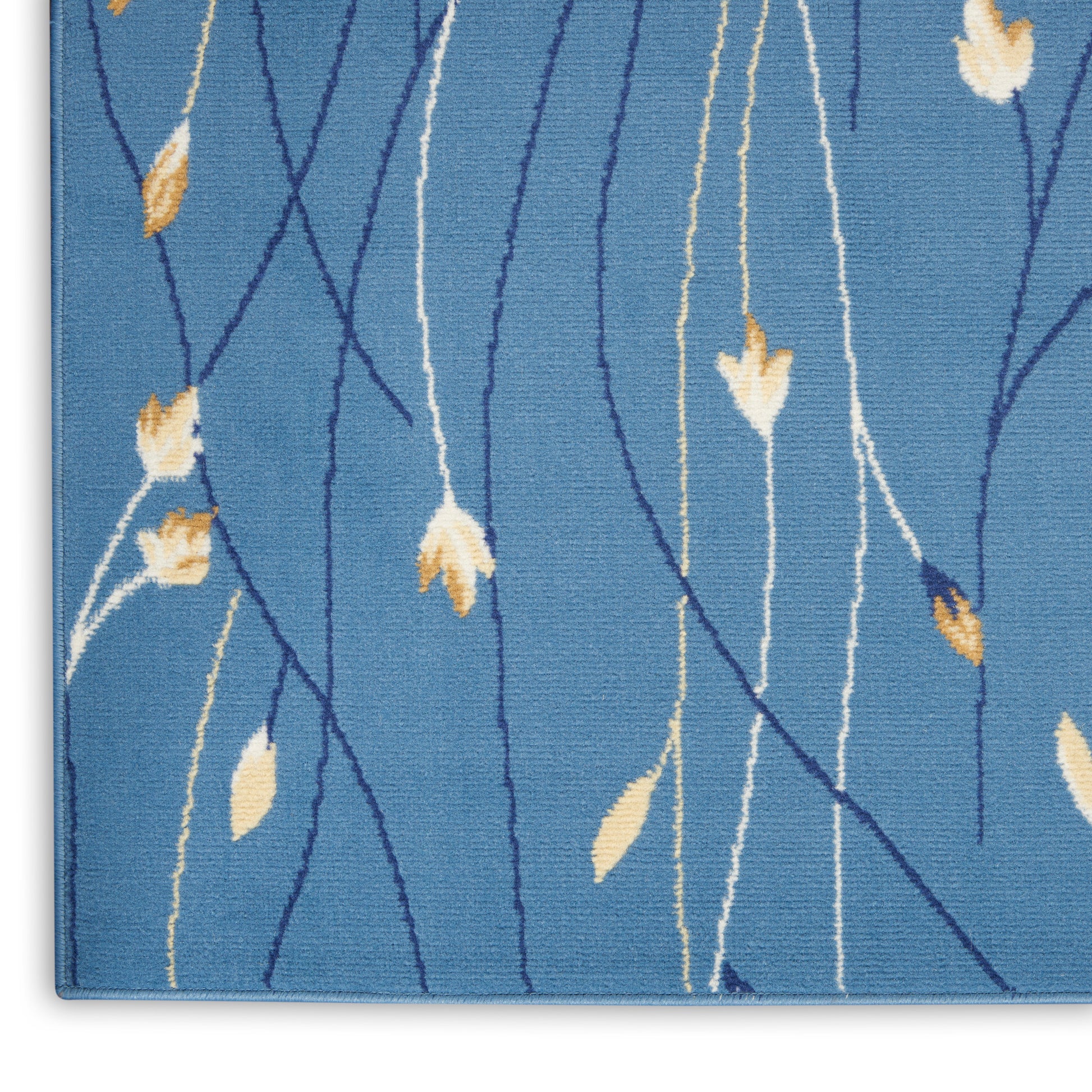 Nourison Home Grafix  Light Blue  Contemporary