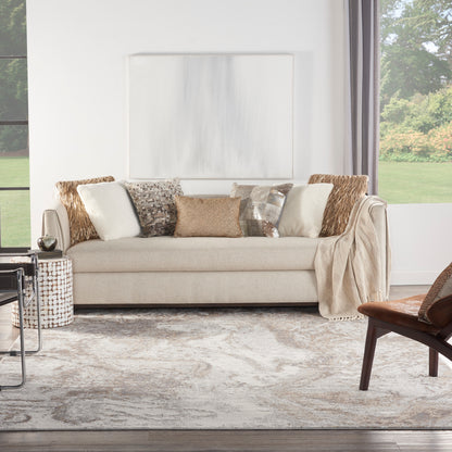 Nourison Home Elation  Ivory Grey  Contemporary