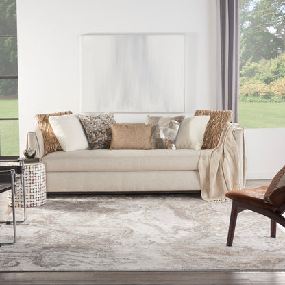 Nourison Home Elation  Ivory Grey  Contemporary