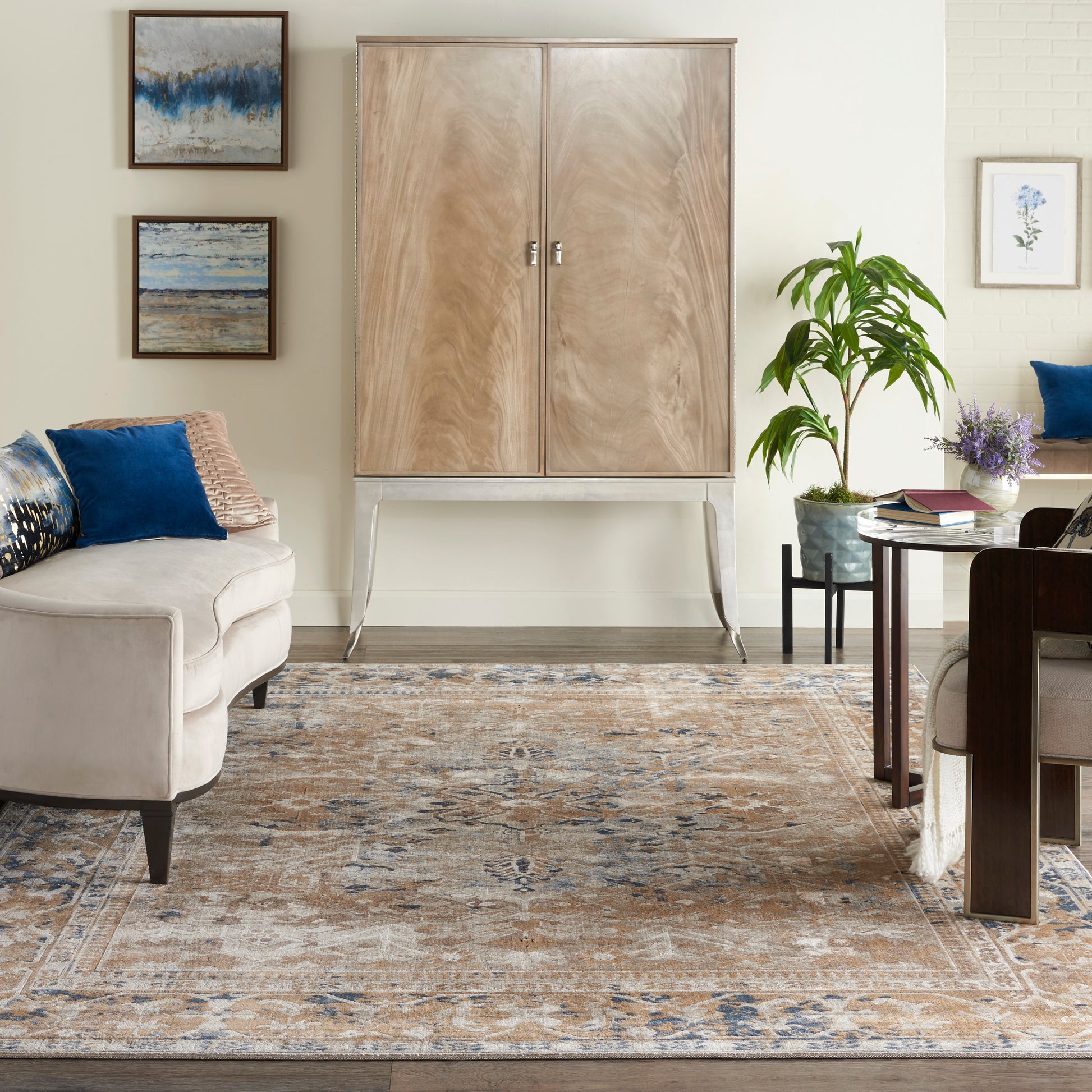 Nourison Home Malta  Taupe  Traditional