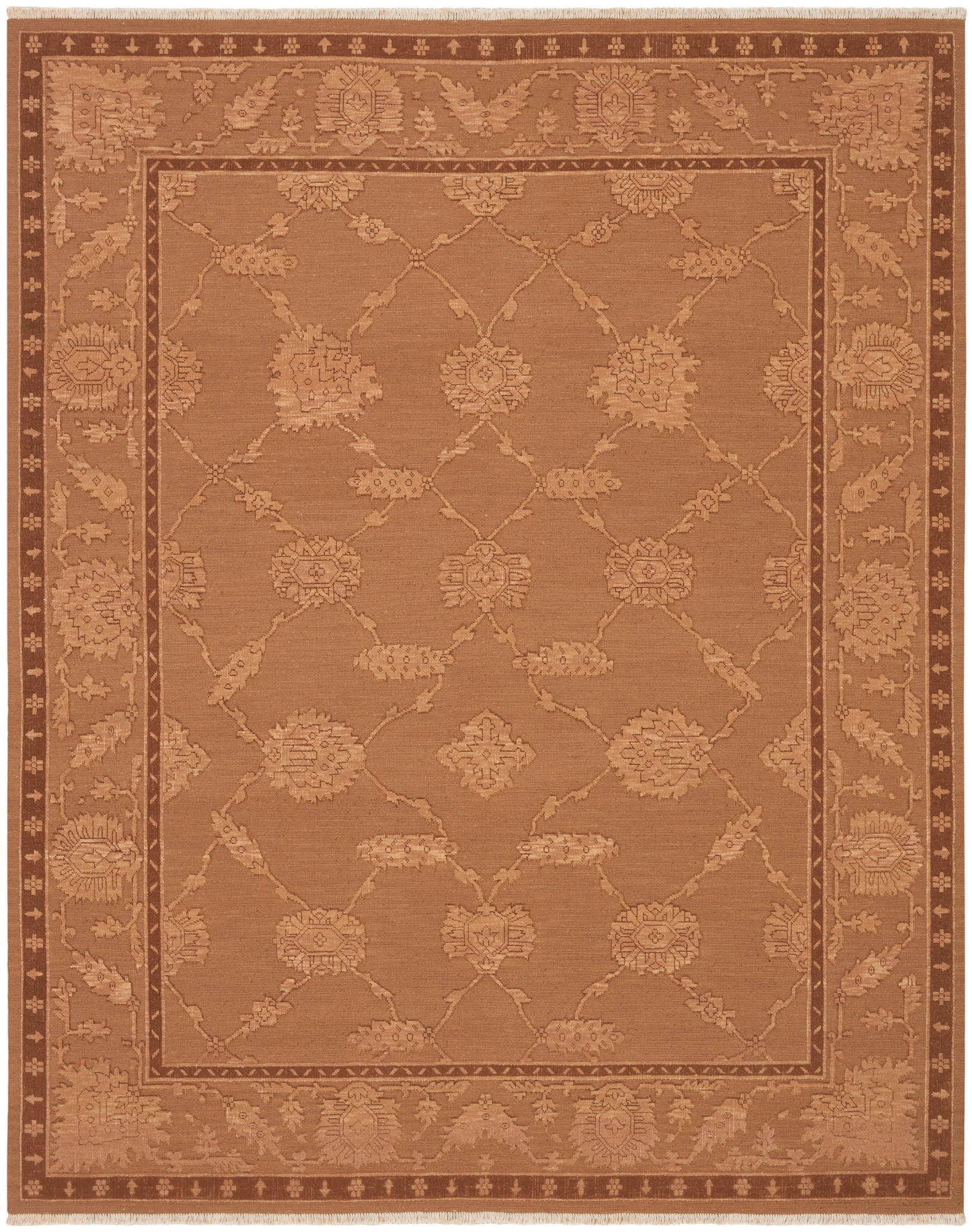 Nourison Home Silk Pointe  Brown  Traditional