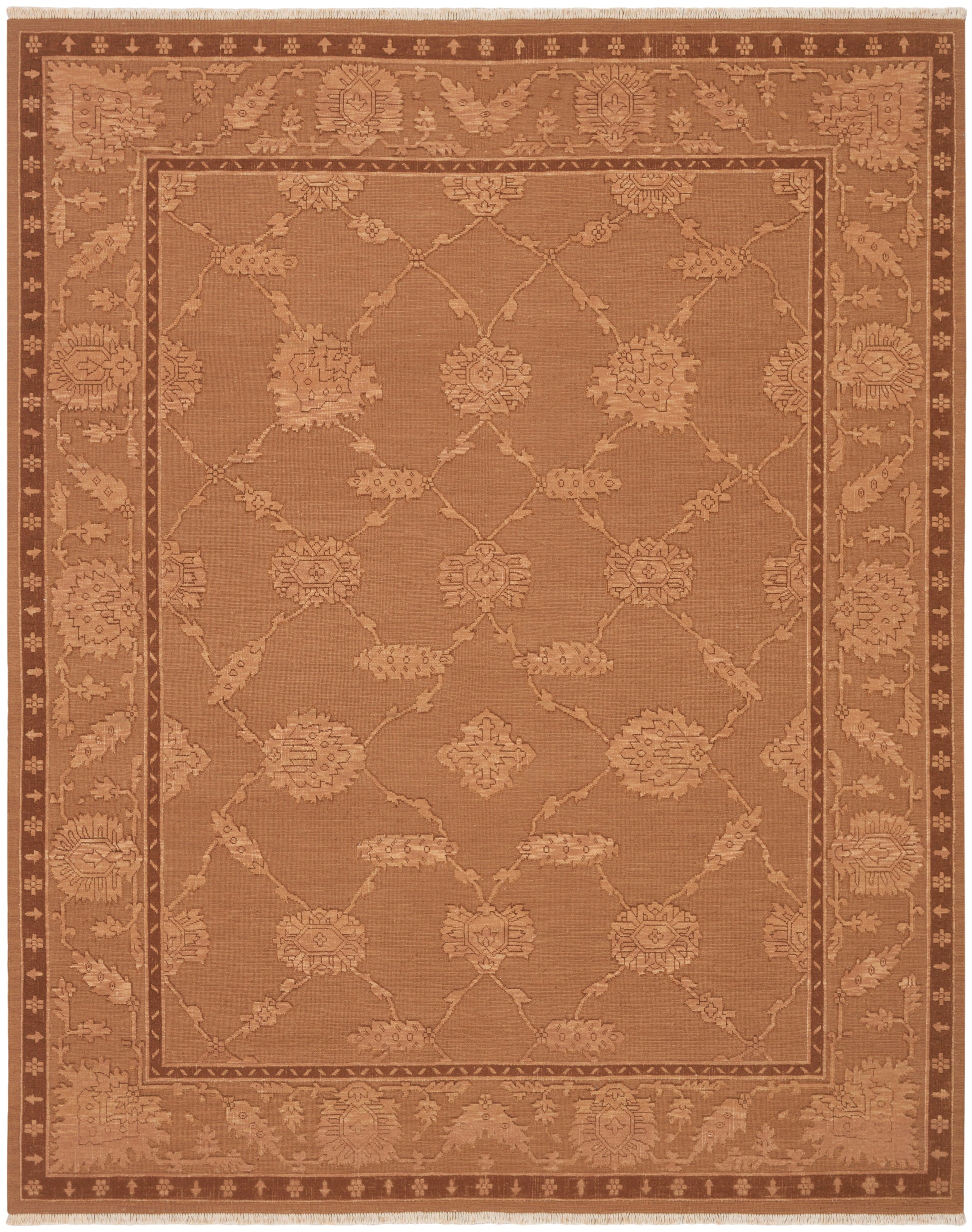 Nourison Home Silk Pointe  Brown  Traditional