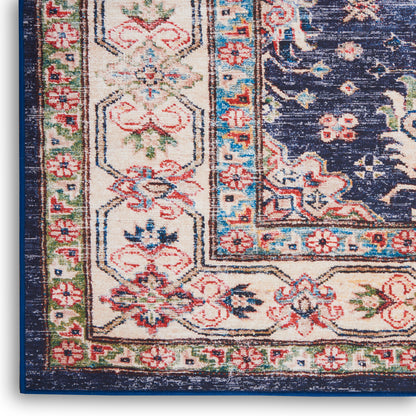 Nourison Home Fulton  Navy  Traditional