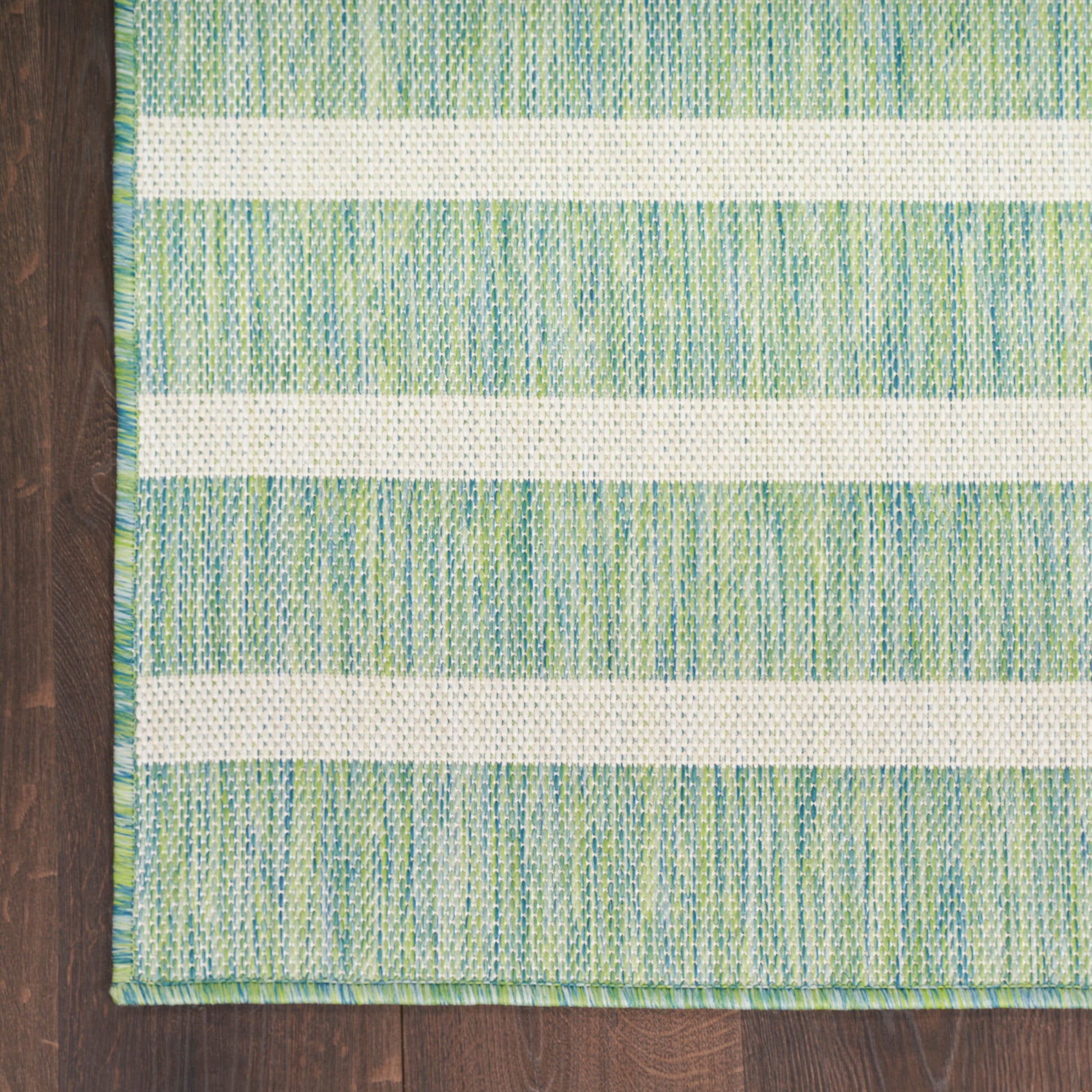 Nourison Home Positano  Blue Green Ivory  Contemporary