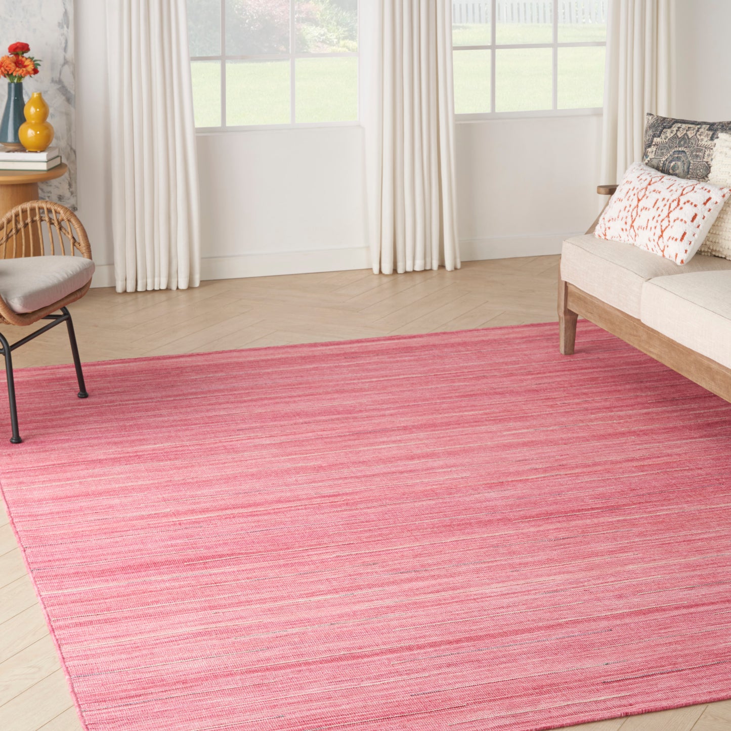 Nourison Home Interweave  Rose  Contemporary