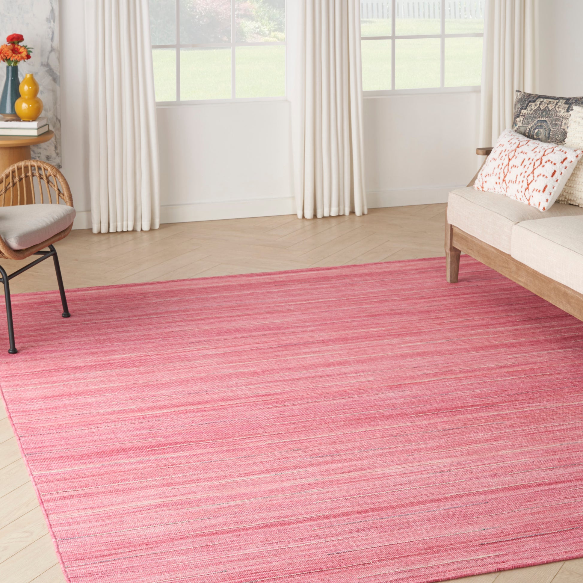 Nourison Home Interweave  Rose  Contemporary
