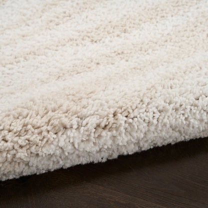 Nourison Home Modern Shag  Ivory Beige  Contemporary