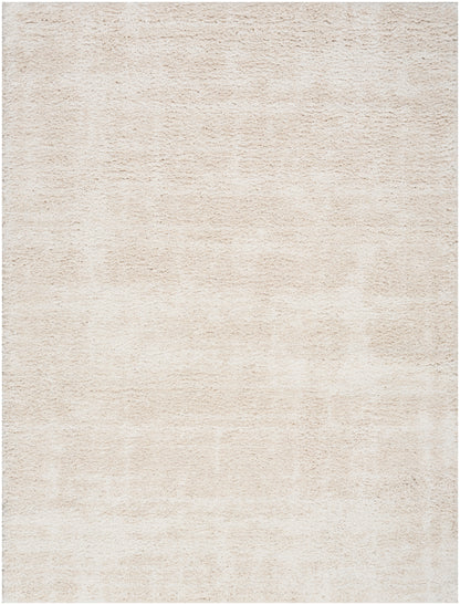 Nourison Home Modern Shag MMD04 Ivory Beige Contemporary Power-loomed Rug