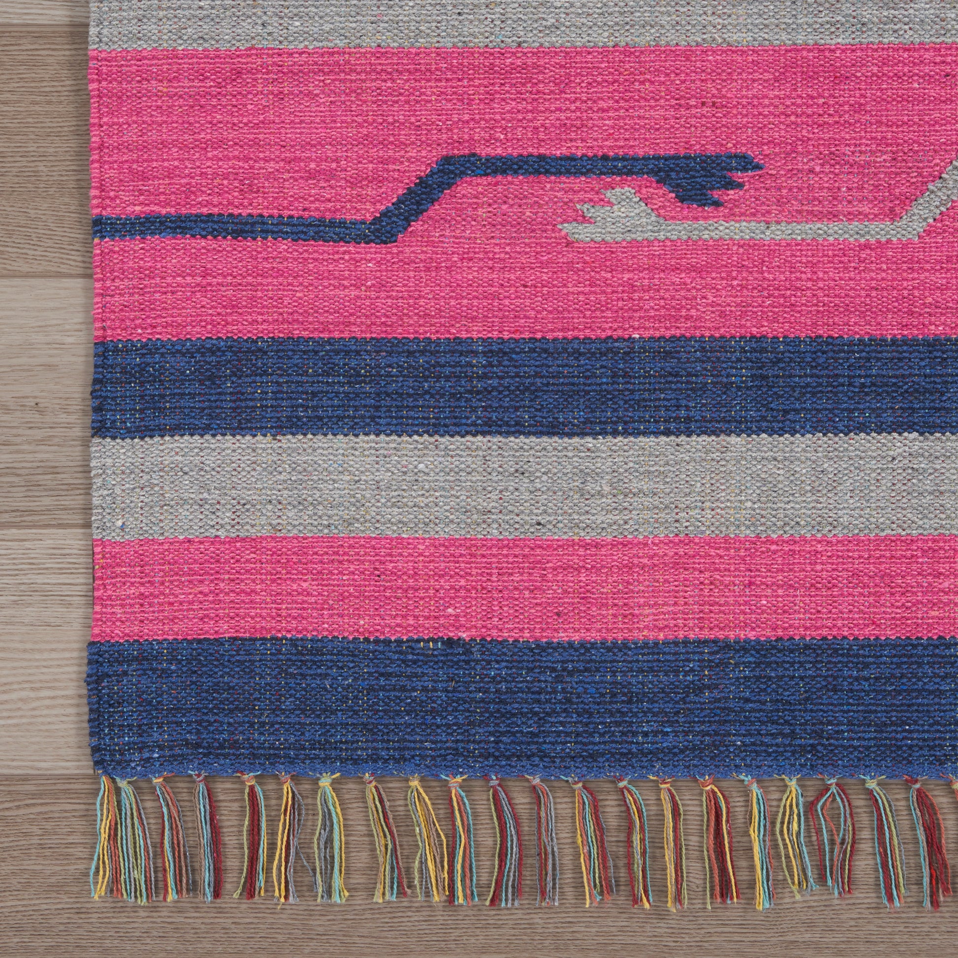 Nourison Home Baja  Pink Blue  Transitional