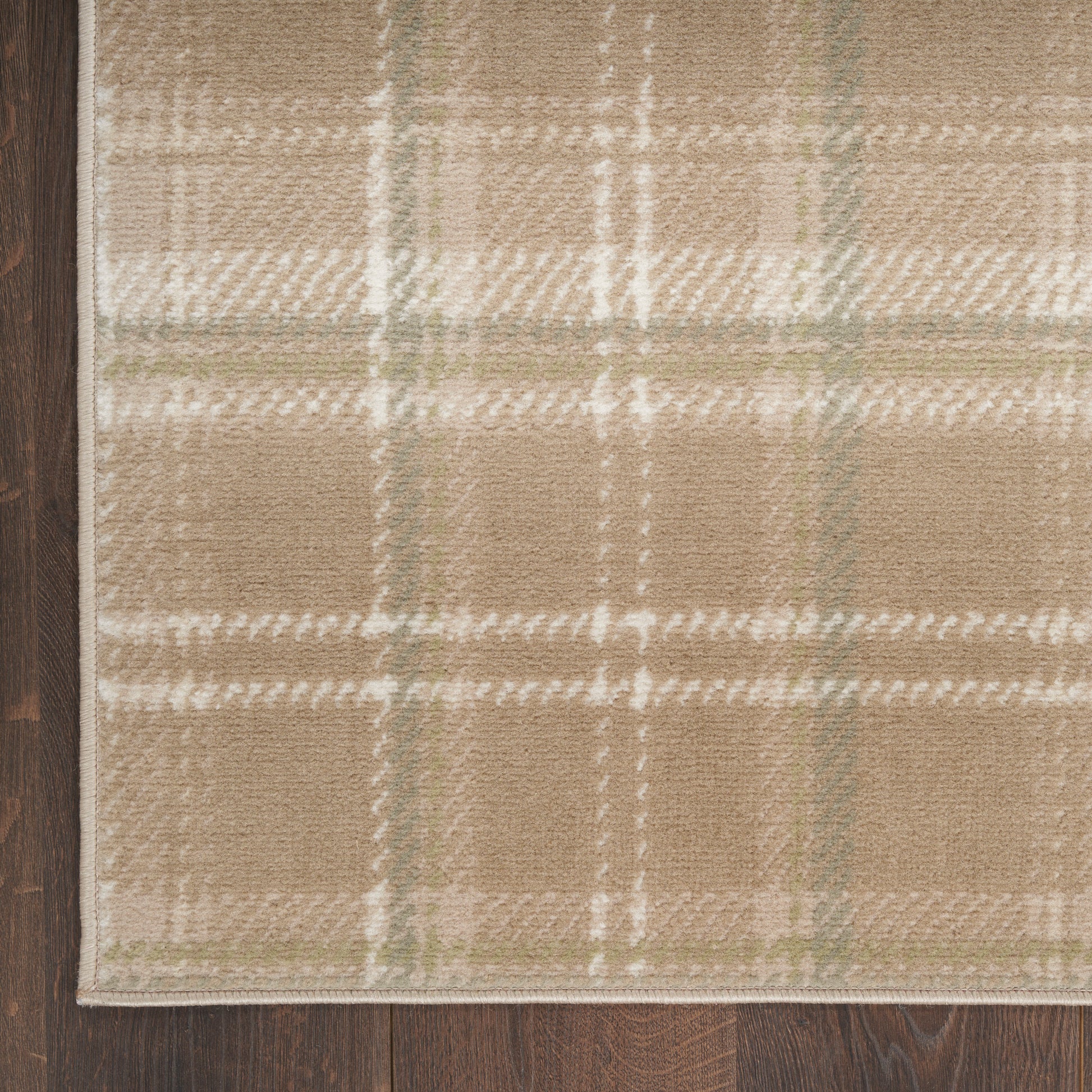 Nourison Home Grafix  Taupe  Contemporary