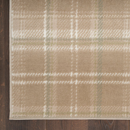 Nourison Home Grafix  Taupe  Contemporary