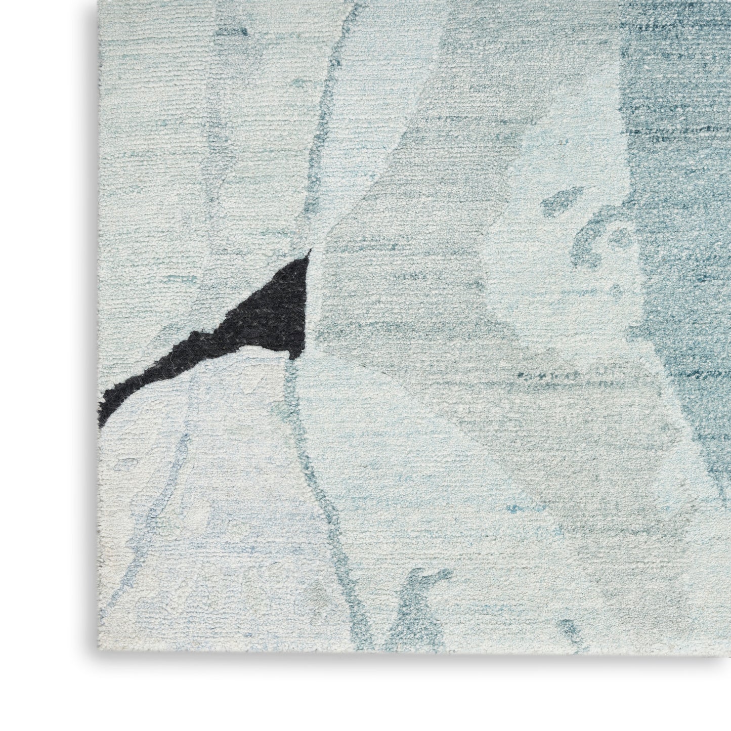 Nourison Home Silk Shadows  Blue Pink  Contemporary