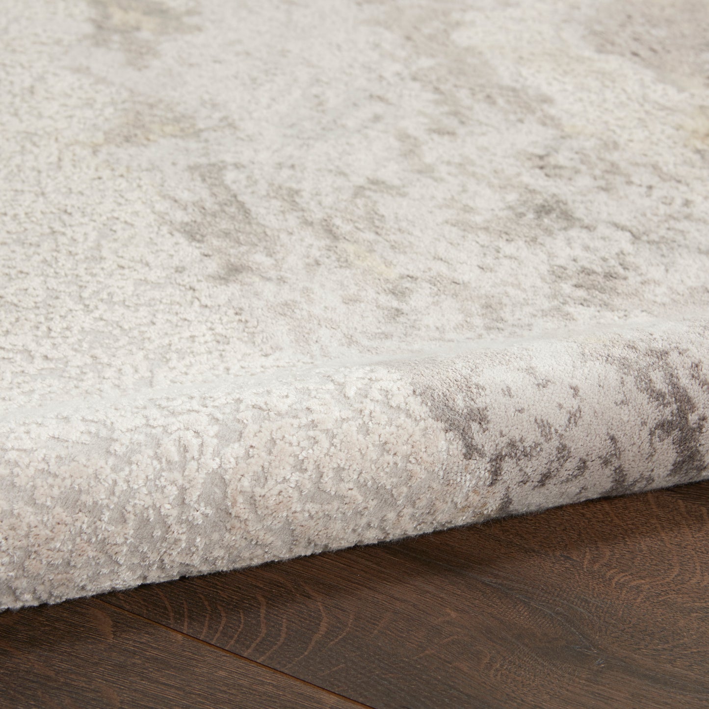 Nourison Home Silky Textures  Brown Ivory  Contemporary