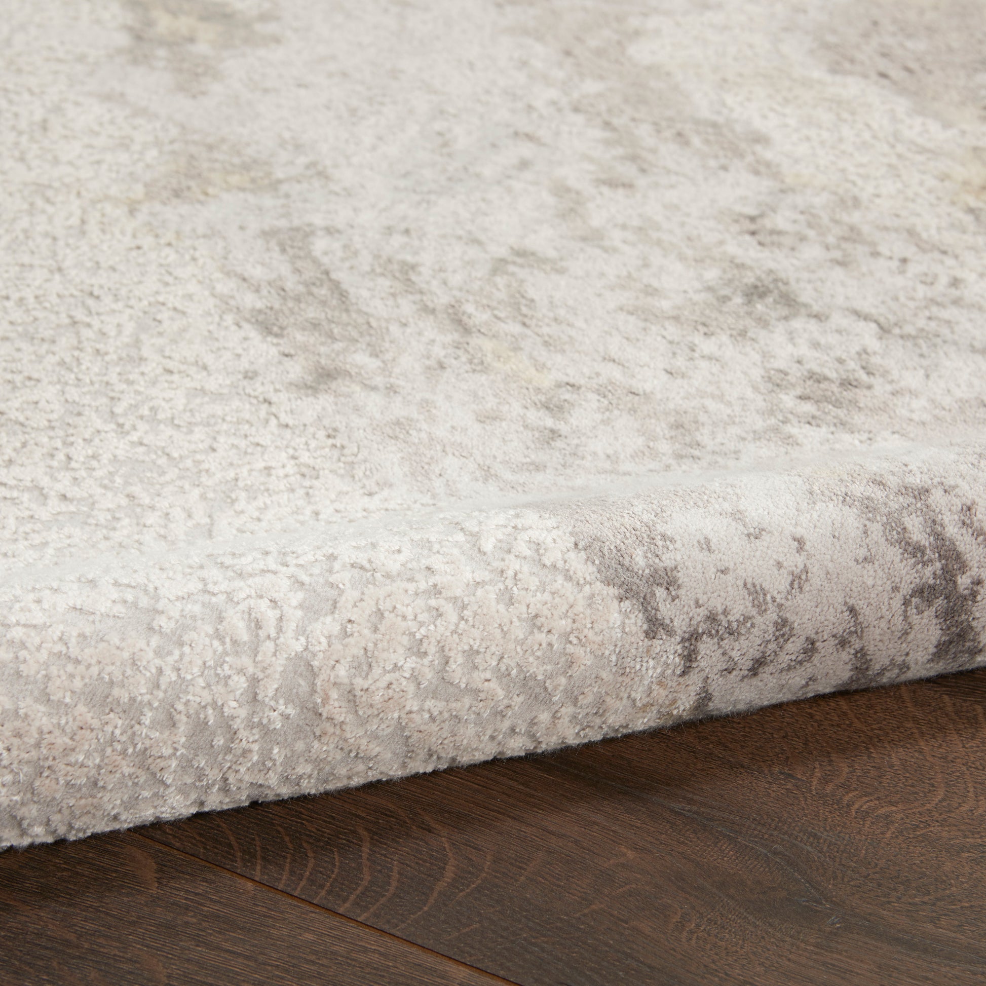 Nourison Home Silky Textures  Brown Ivory  Contemporary