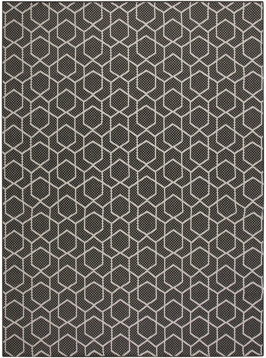 Nourison Home Horizon Indoor/Outdoor  Black  Contemporary