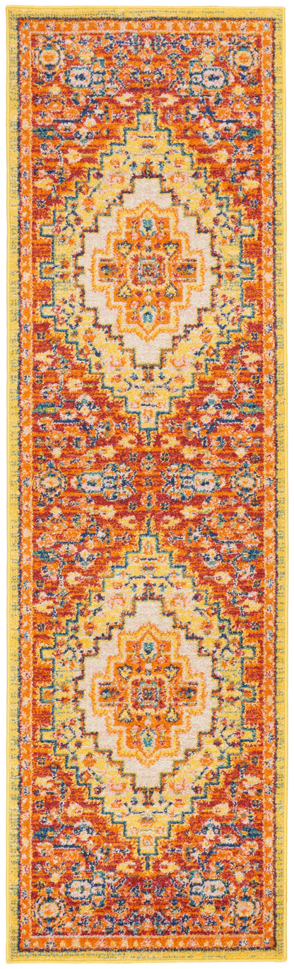 Nourison Home Allur ALR04 Red Multicolor Transitional Power-loomed Rug