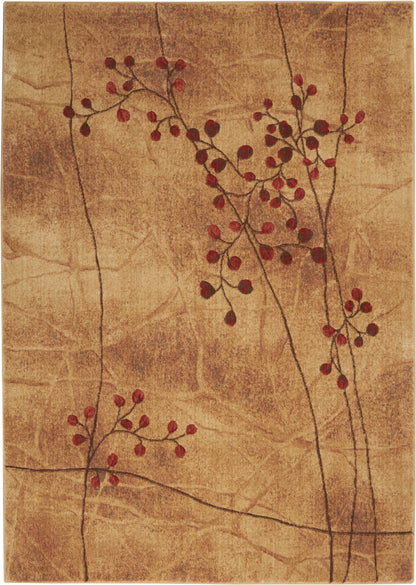 Nourison Home Somerset ST74 Latte Contemporary Power-loomed Rug