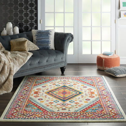 Nourison Home Persian Vintage  Ivory Multi  