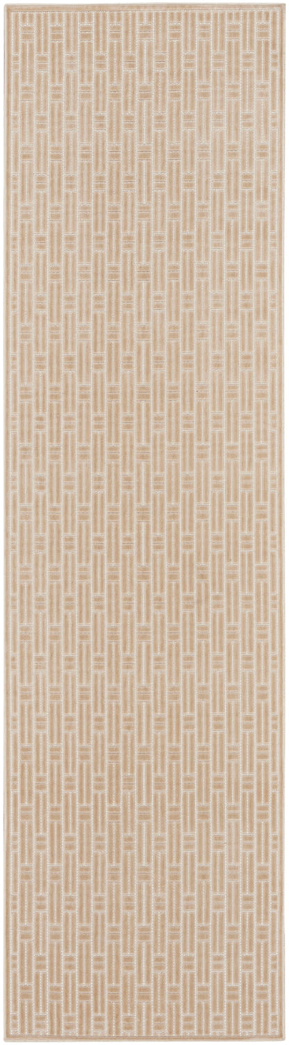 Nourison Home Washable Charm WCH02 Beige Ivory Contemporary Machine Woven Rug
