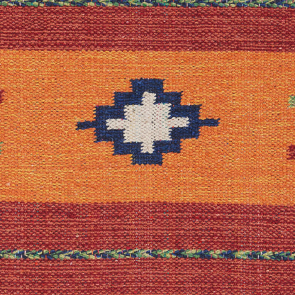 Nourison Home Baja  Orange Red  Transitional