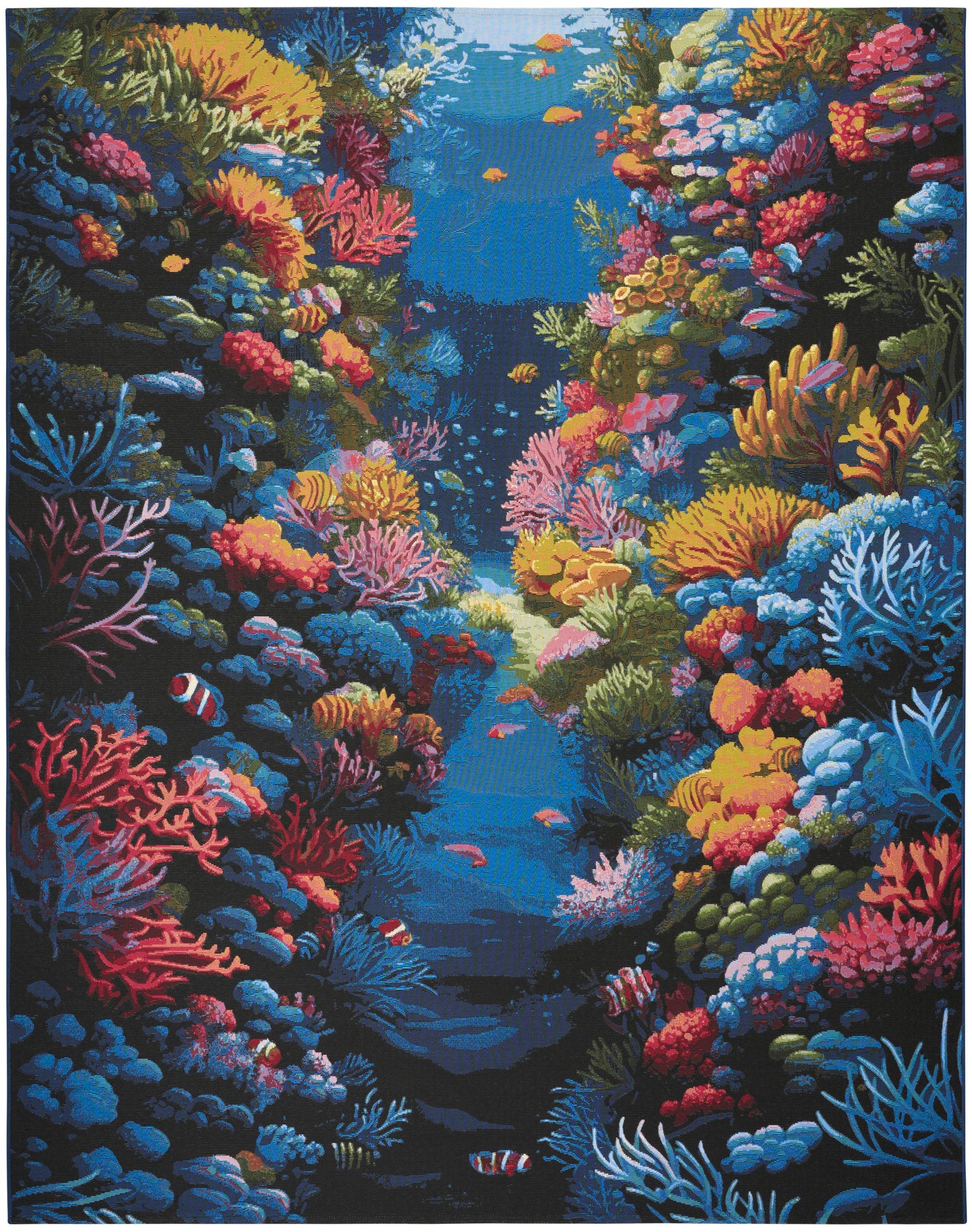 Nourison Home Color Splash  Multicolor  Contemporary