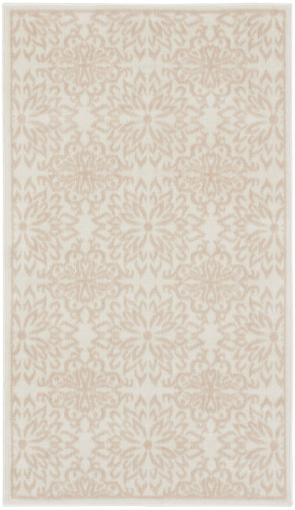 Nourison Home Jubilant JUB06 Ivory Beige Transitional Power-loomed Rug