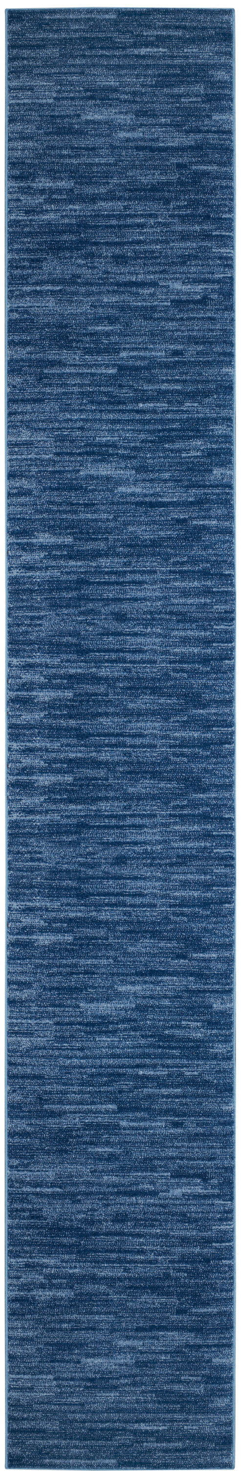Nourison Home Nourison Essentials NRE01 Navy Blue Contemporary Power-loomed Rug