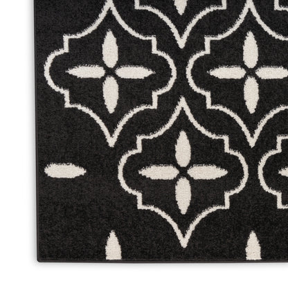 Nourison Home Nourison Essentials  Black Ivory  Contemporary