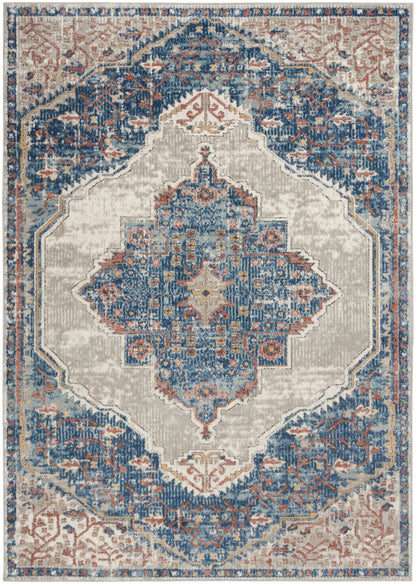 Nourison Home Quarry  Blue Grey  Traditional