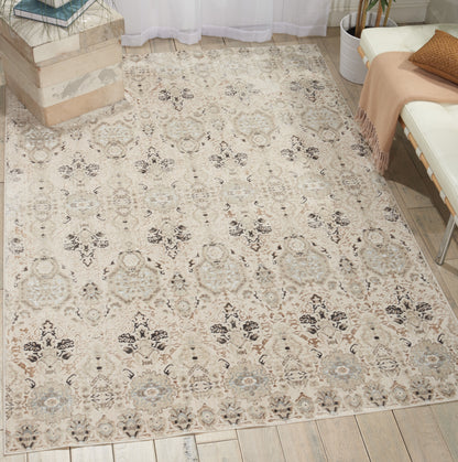 Nourison Home Silver Screen  Grey Slate  Transitional