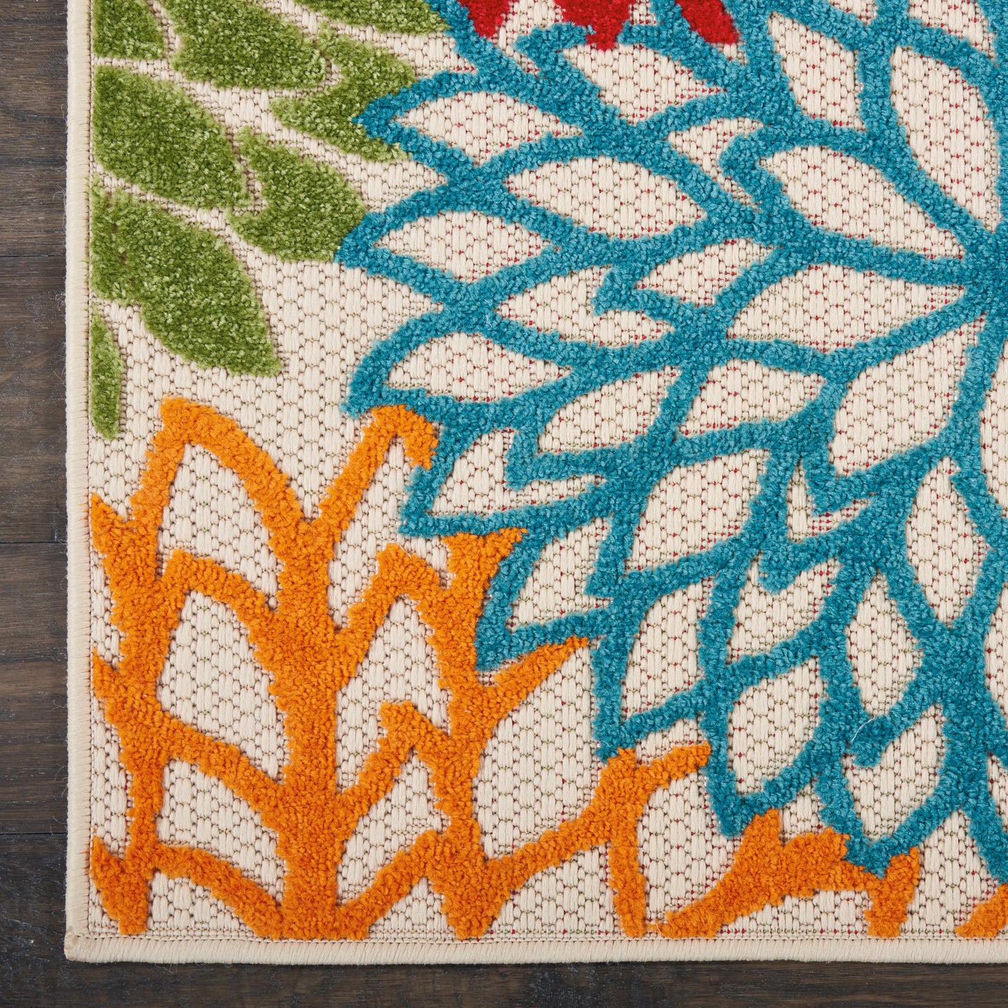 Nourison Home Aloha  Green  Contemporary
