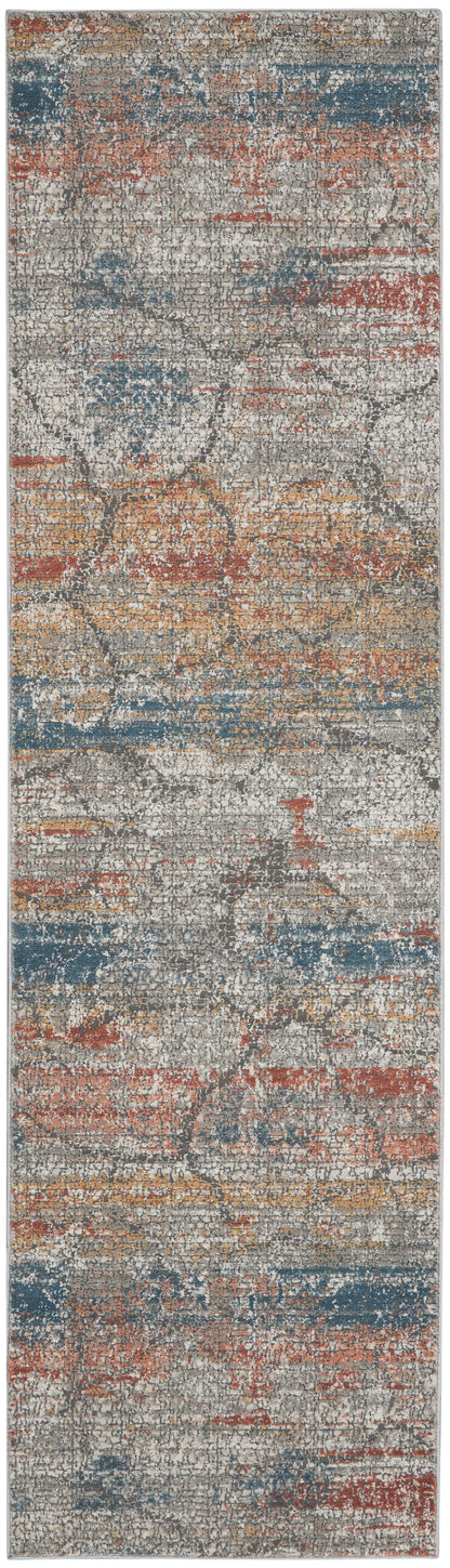 Nourison Home Rustic Textures RUS11 Multicolor Contemporary Power-loomed Rugs