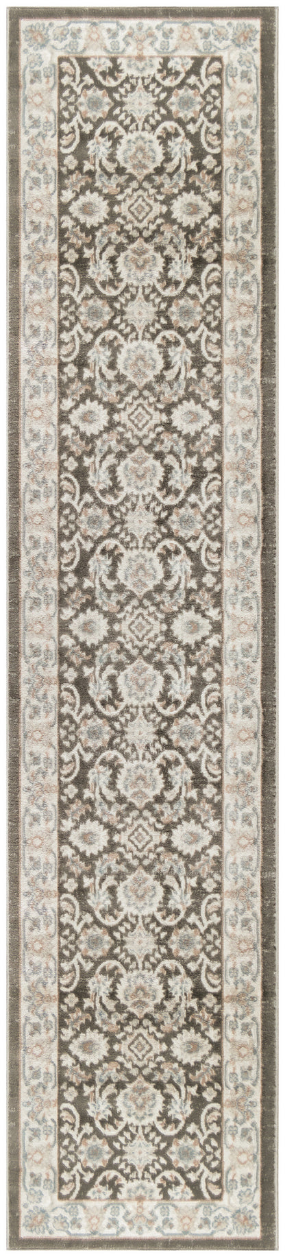 Nourison Home Serenity Home SRH02 Ivory Grey Blue Traditional Loom-woven Rug