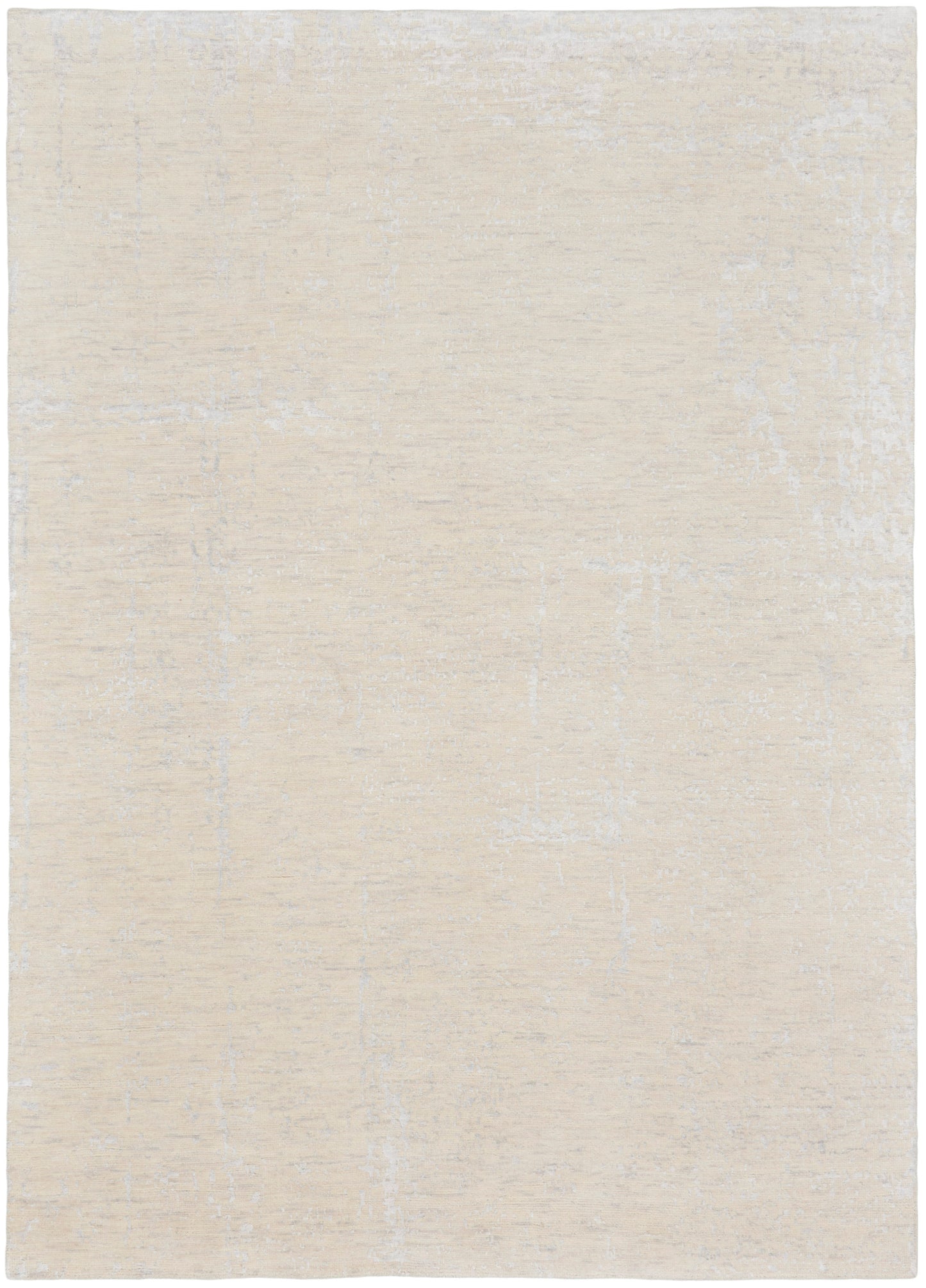 Nourison Home Luna LUN01 Ivory Silver Blue Contemporary Hand Knotted Rug