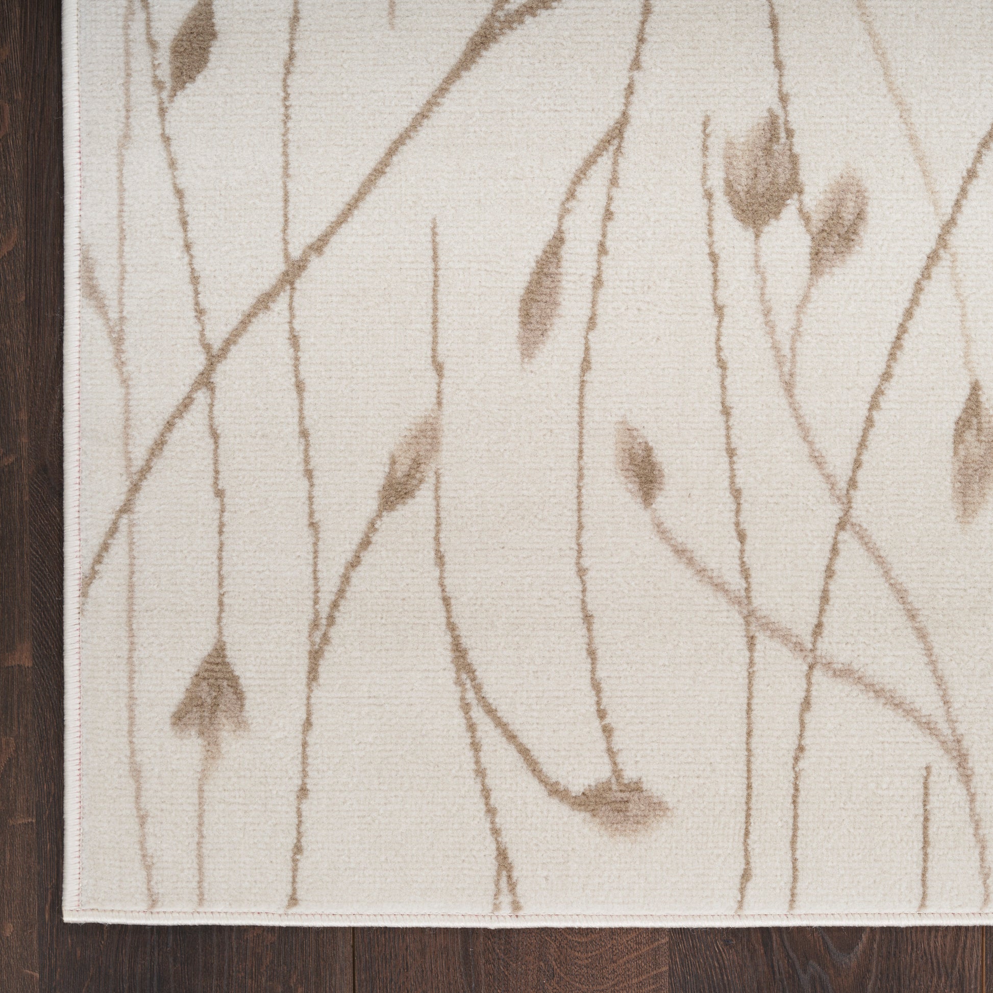 Nourison Home Grafix  Ivory Beige  Contemporary