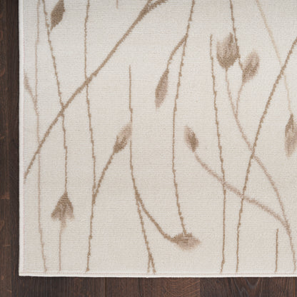 Nourison Home Grafix  Ivory Beige  Contemporary