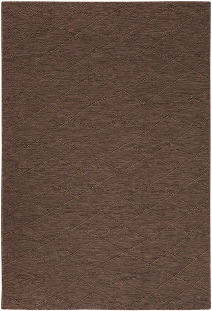 Nourison Home Washable Solutions WSL01 Mocha Contemporary Power-loomed Rug