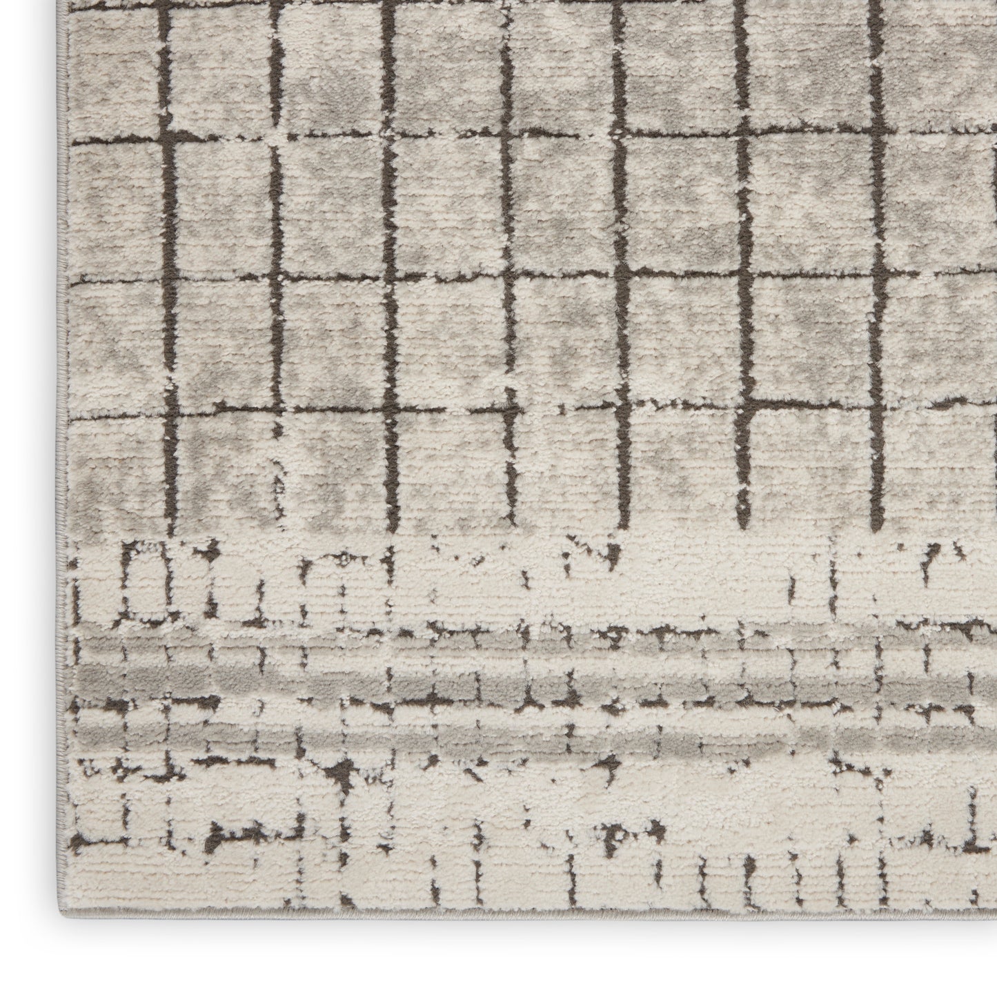 Nourison Home Quarry  Ivory Grey  Contemporary