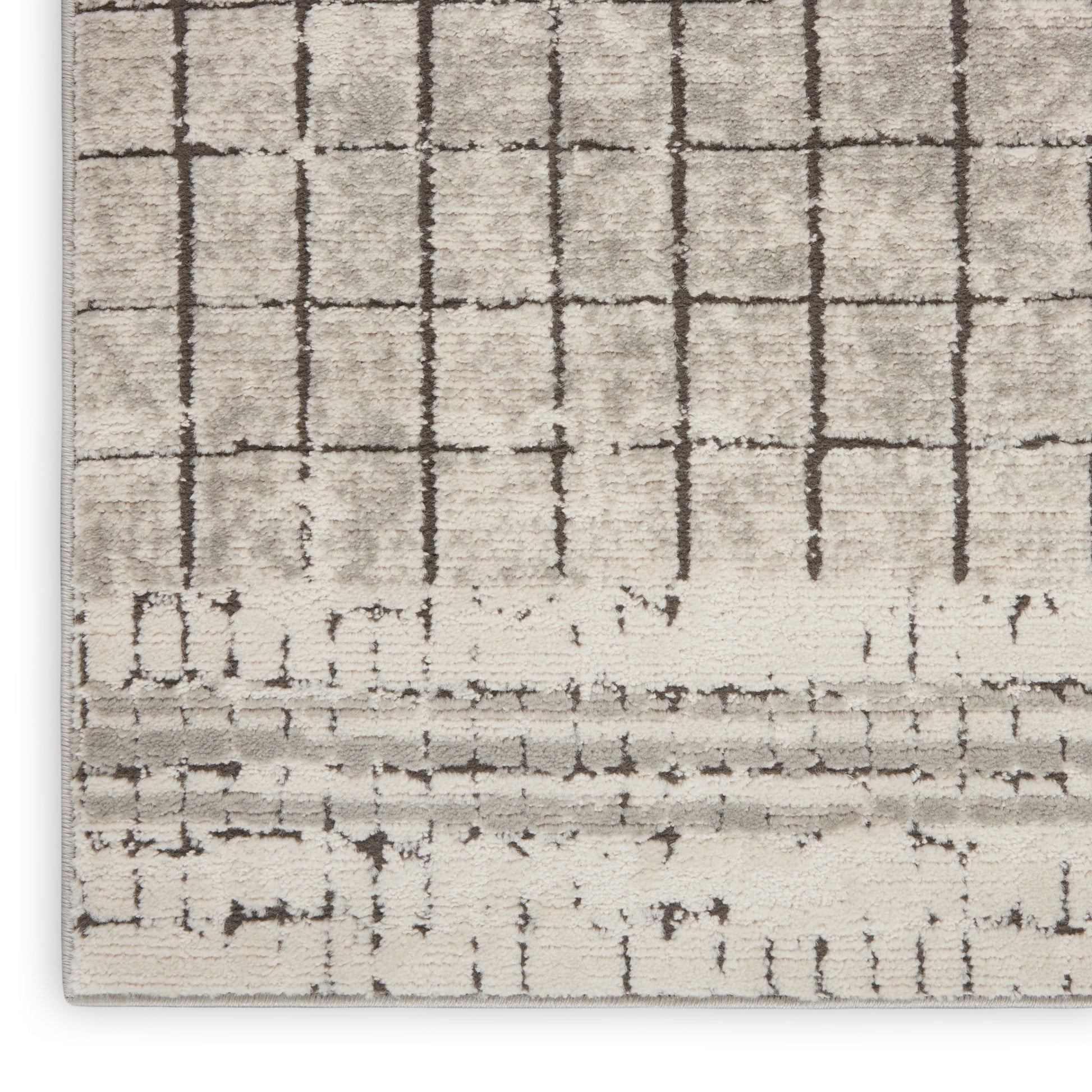 Nourison Home Quarry  Ivory Grey  Contemporary