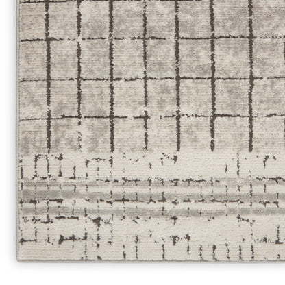 Nourison Home Quarry  Ivory Grey  Contemporary