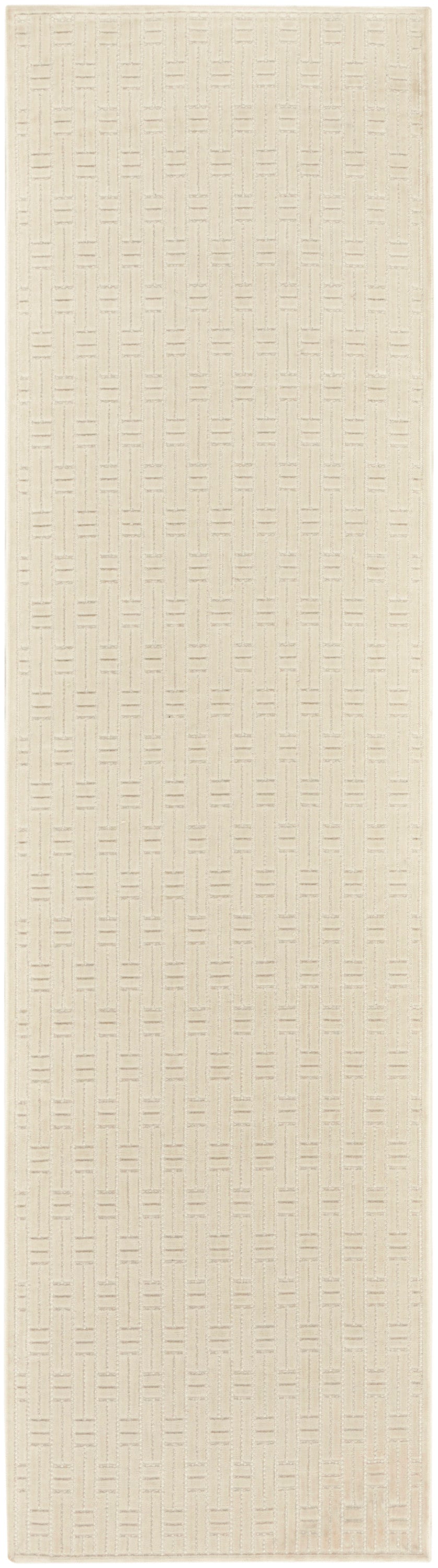 Nourison Home Washable Charm WCH02 Ivory Contemporary Machine Woven Rug